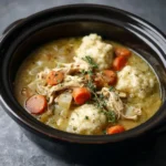 Slow Cooker Chicken & Dumplings