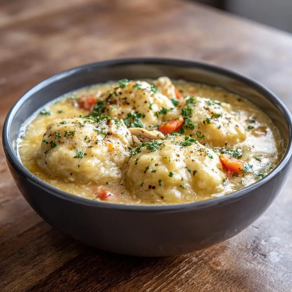 Slow Cooker Chicken & Dumplings