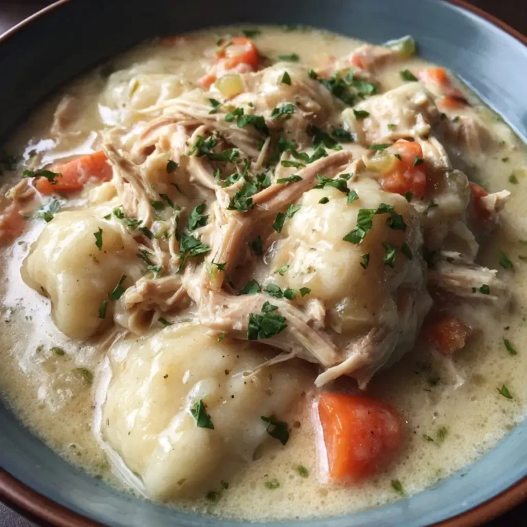 Slow Cooker Chicken & Dumplings