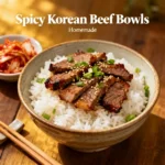 Spicy Korean Beef Bowls