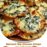 Spinach Dip Cheese Crisps