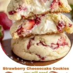 Strawberry Cheesecake Cookies