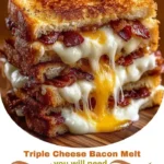 Triple Cheese Bacon Melt