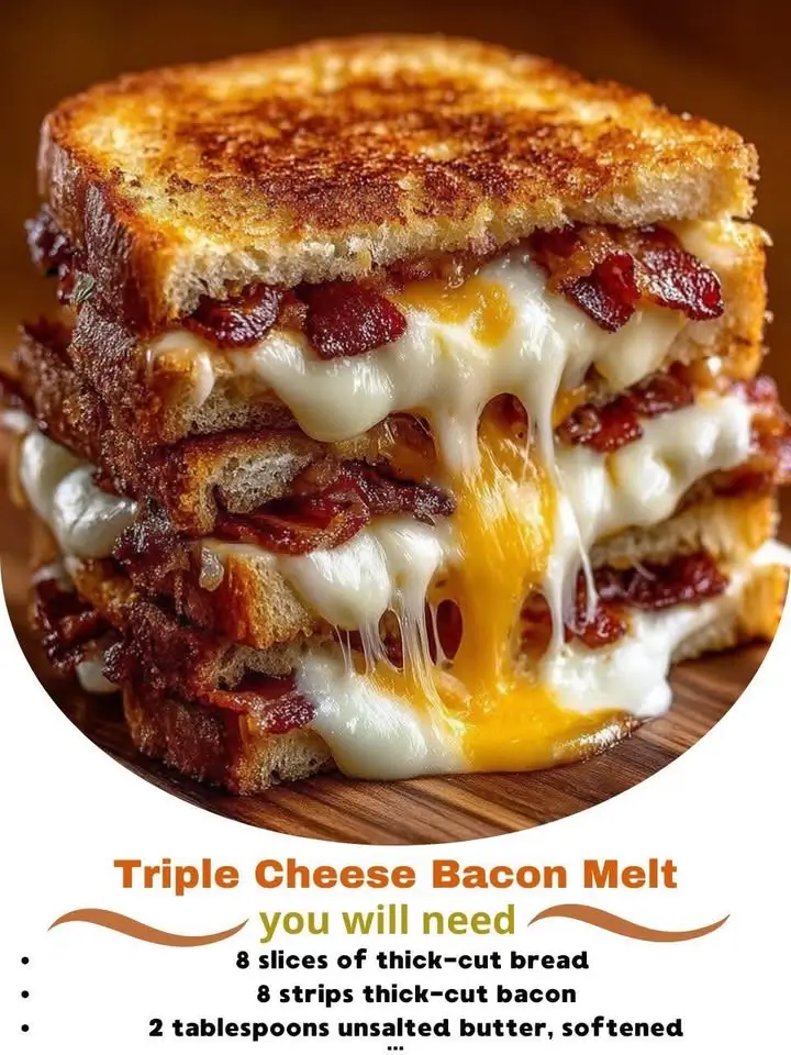 Triple Cheese Bacon Melt
