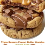 Triple Reese’s Peanut Butter Cookies Recipe – The Ultimate Peanut Butter Lover’s Dream