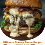 Ultimate Cheesy Bacon Burger