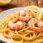 Zesty Lemon Pepper Shrimp Pasta