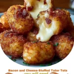 Bacon and Cheese-Stuffed Tater Tots