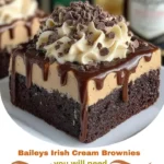 Baileys Irish Cream Brownies: A Decadent, Fudgy Dessert Masterpiece