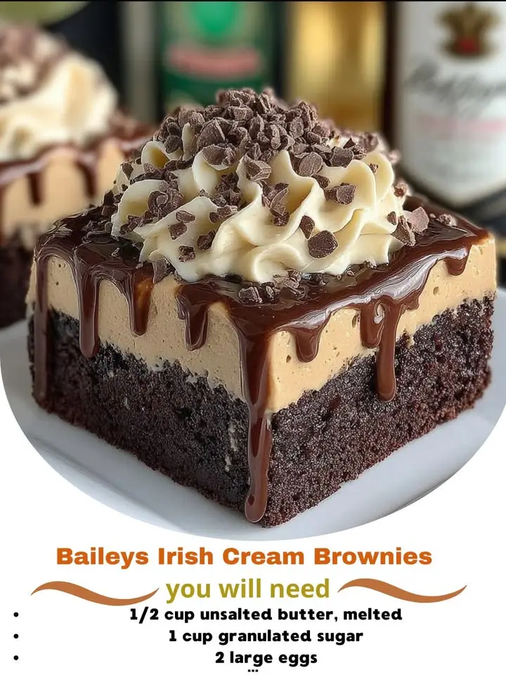 Baileys Irish Cream Brownies: A Decadent, Fudgy Dessert Masterpiece