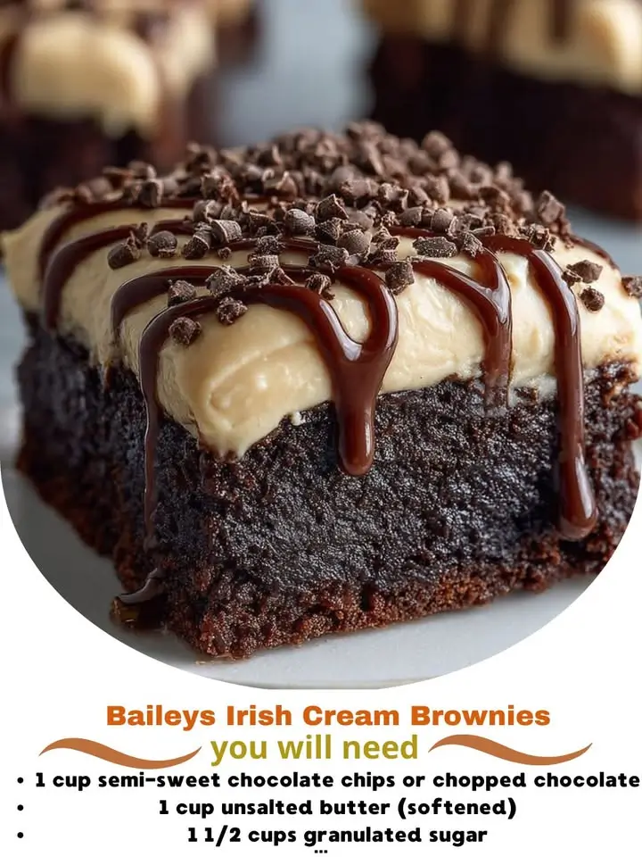 Baileys Irish Cream Brownies