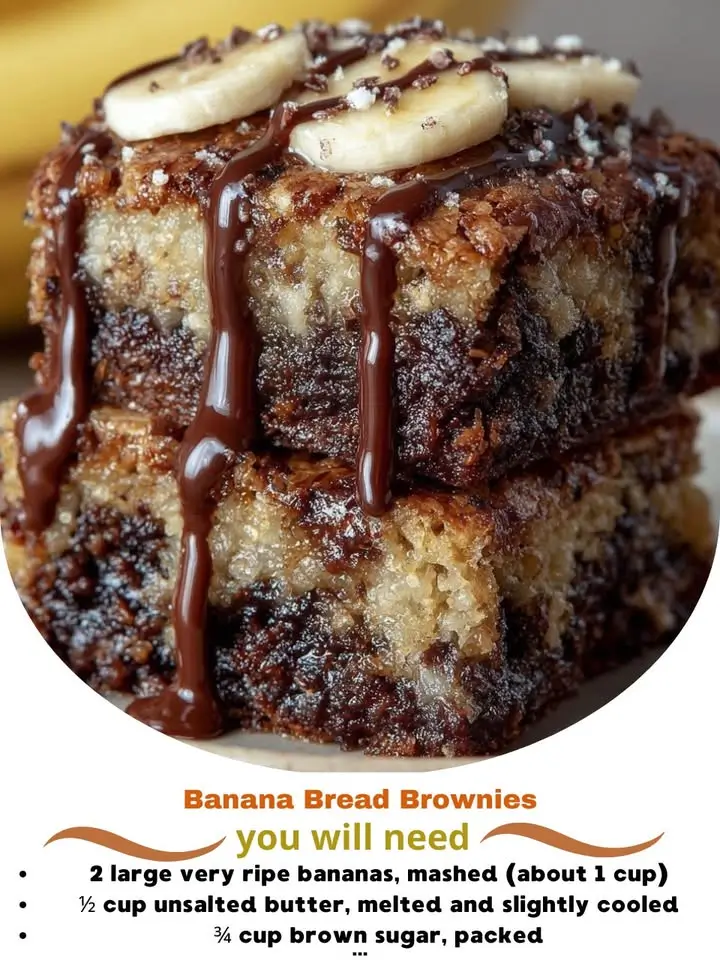 Banana Bread Brownies