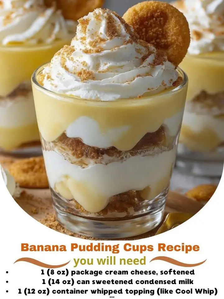 Banana Pudding Cups Recipe