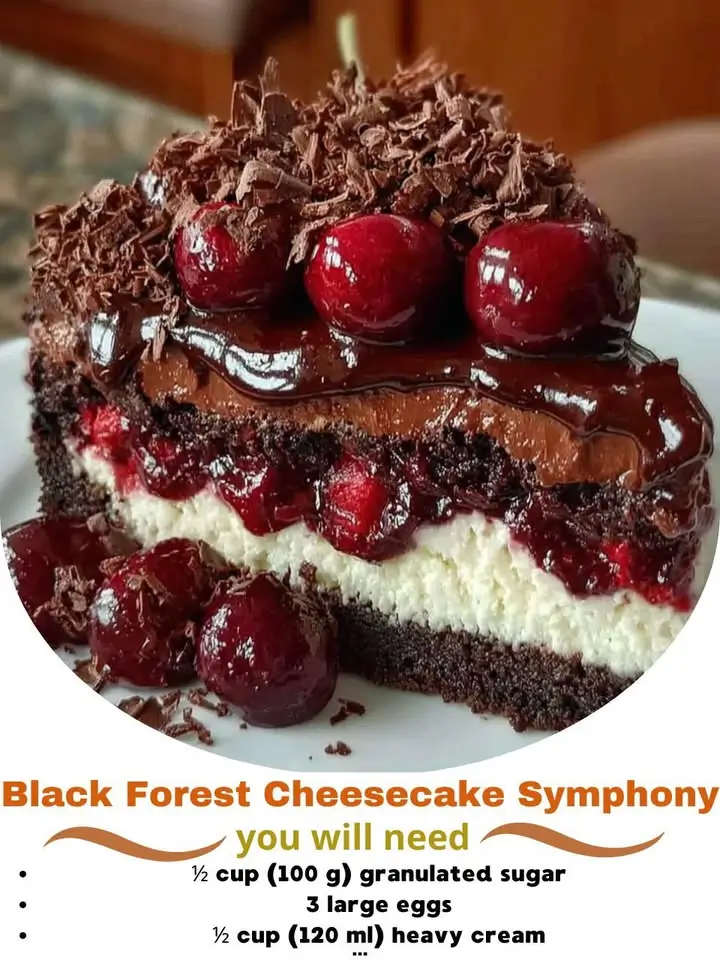 Black Forest Cheesecake Symphony