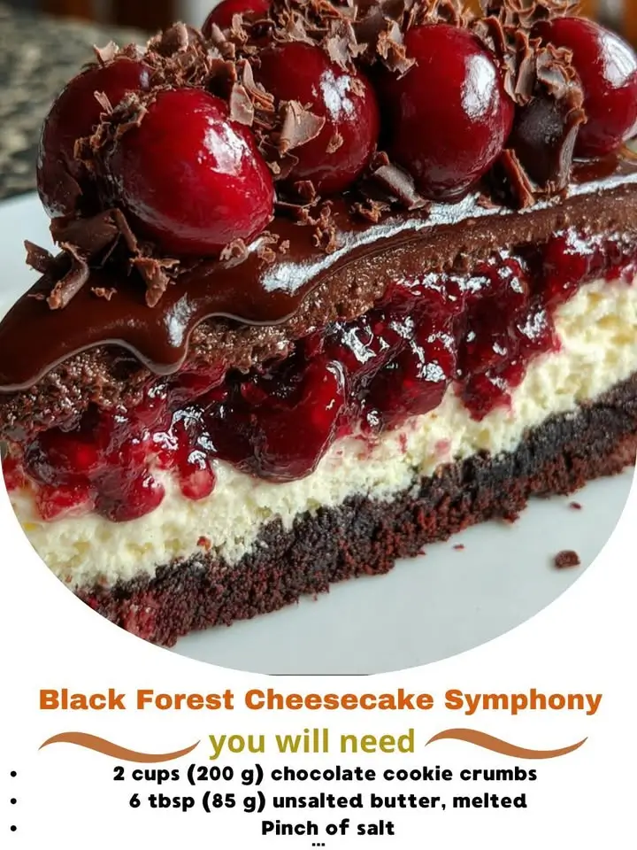Black Forest Cheesecake Symphony