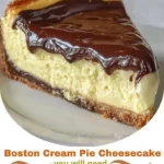 Boston Cream Pie Cheesecake