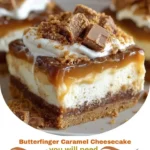 Butterfinger Caramel Cheesecake