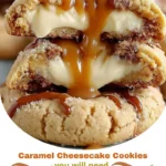 Caramel Cheesecake Cookies