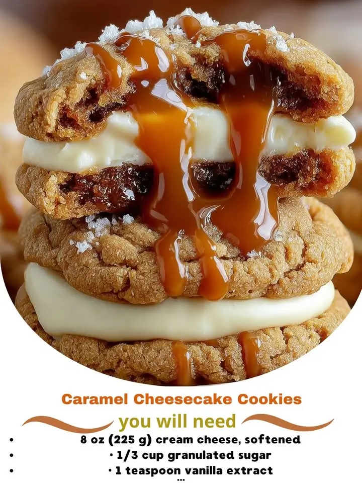 Caramel Cheesecake Cookies: A Bakery-Style Indulgence You Can Make at Home