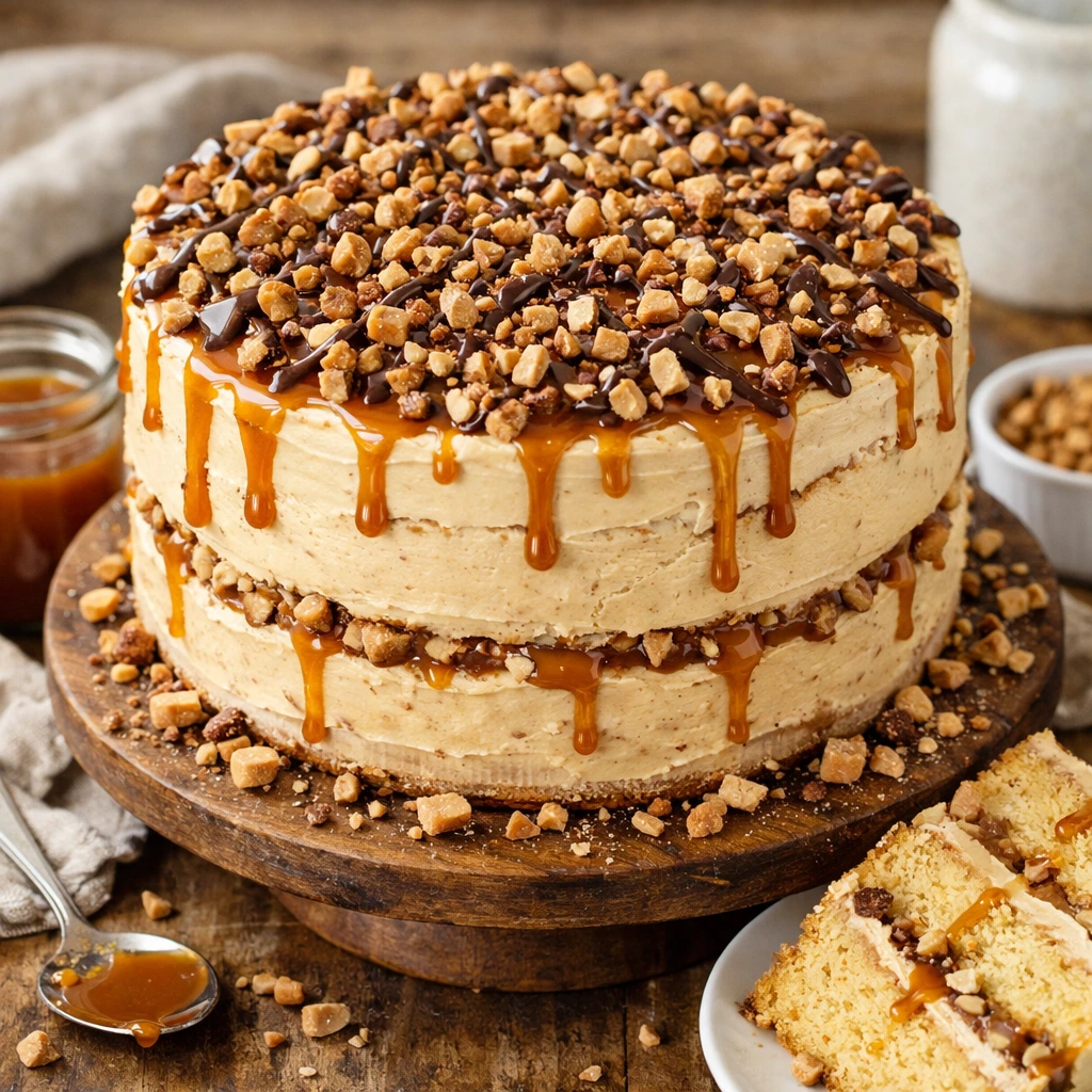 Toffee Crunch Cake