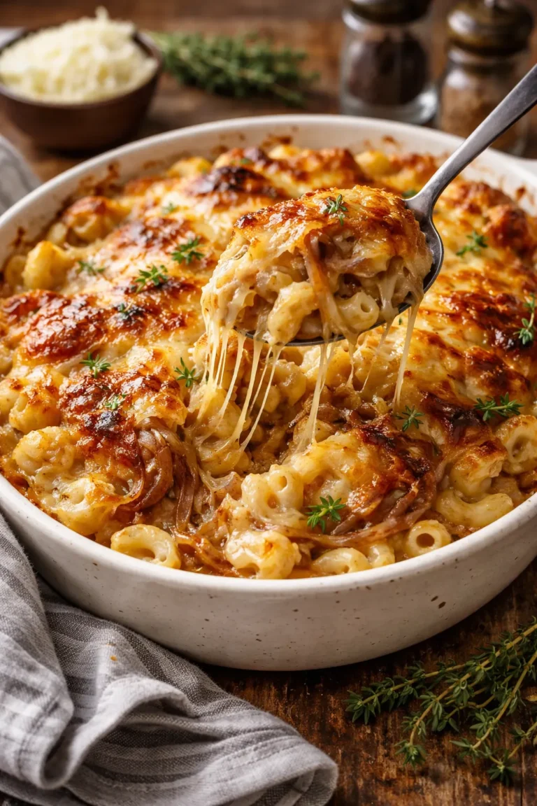 French Onion Soup Mac & Cheese