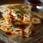Cheesy BBQ Chicken Quesadillas