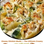 Cheesy Chicken Shells — The Ultimate Creamy, Comforting Pasta Bake