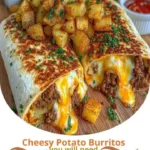 Cheesy Potato Burritos