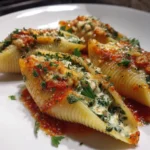 Chicken & Spinach Stuffed Shells