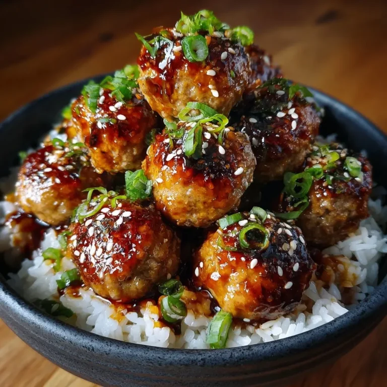 Chicken Teriyaki Meatballs