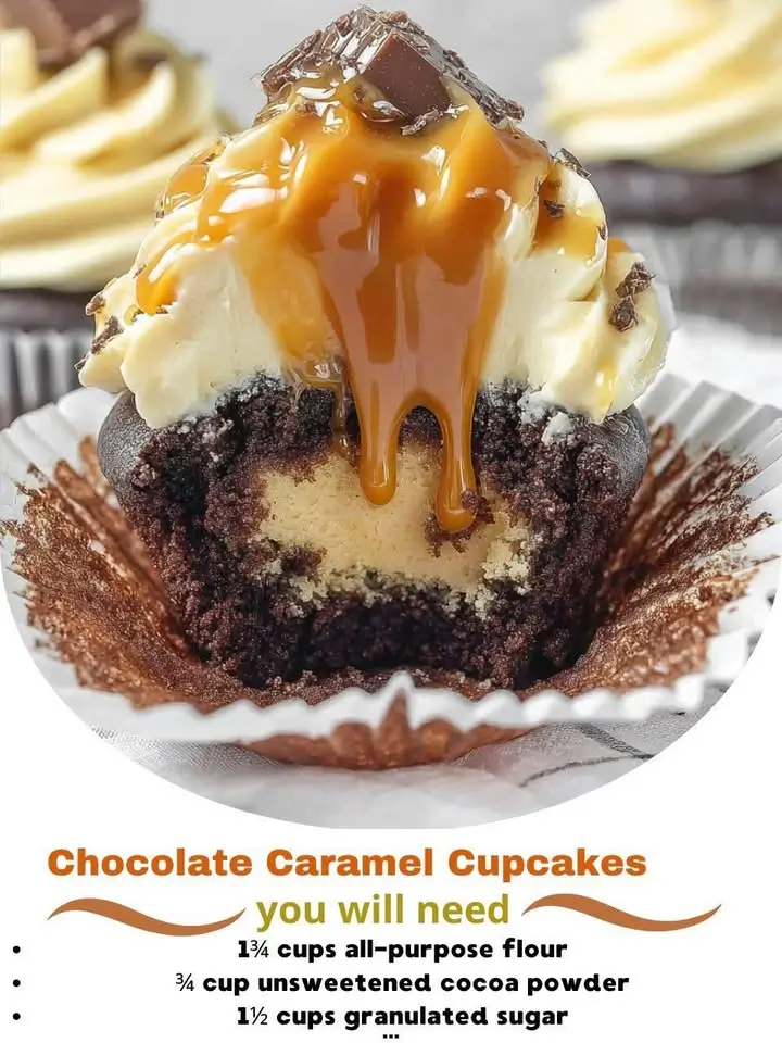 Chocolate Caramel Cupcakes: The Ultimate Decadent Dessert Recipe Ingredients