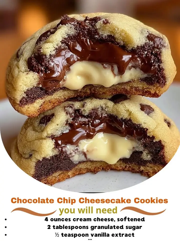 Chocolate Chip Cheesecake Cookies