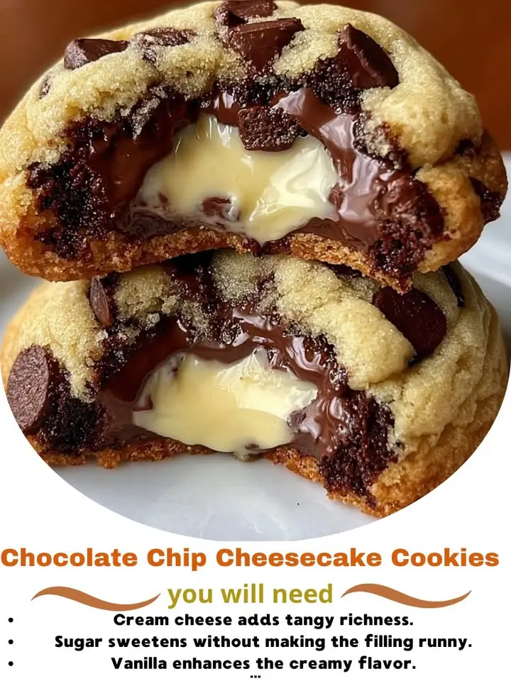 Chocolate Chip Cheesecake Cookies