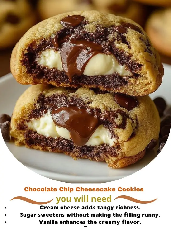 Chocolate Chip Cheesecake Cookies