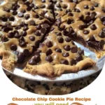 Chocolate Chip Cookie Pie Recipe