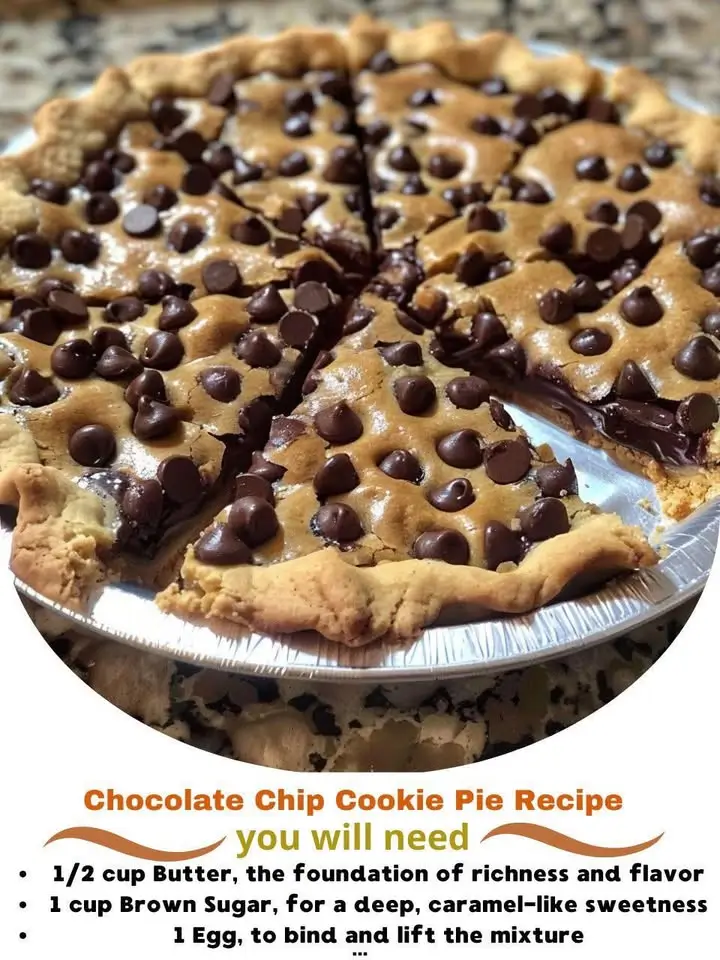Chocolate Chip Cookie Pie Recipe