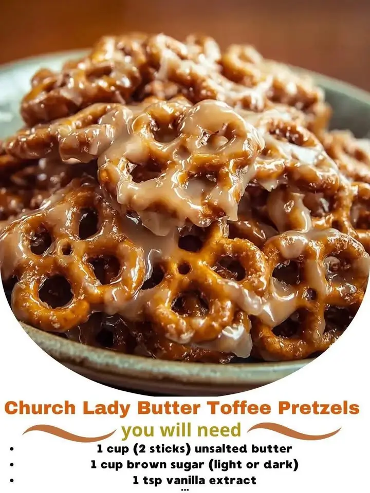 Church Lady Butter Toffee Pretzels