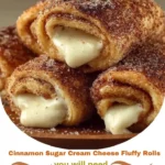 Cinnamon Sugar Cream Cheese Fluffy Rolls