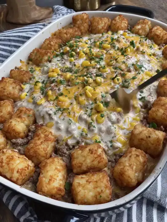 Cowboy Tater Tot Bake