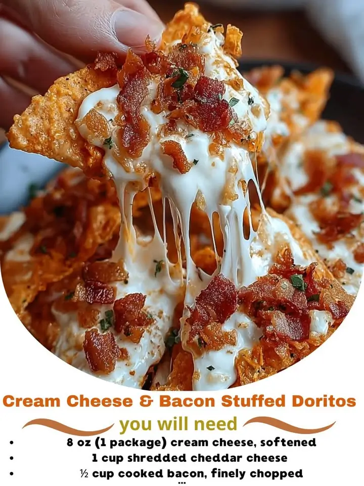 Cream Cheese & Bacon Stuffed Doritos Recipe