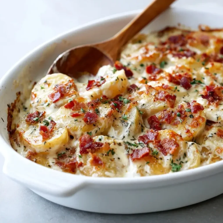 Creamy Bacon Ranch Potato Bake