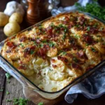 Creamy Bacon Ranch Potato Bake