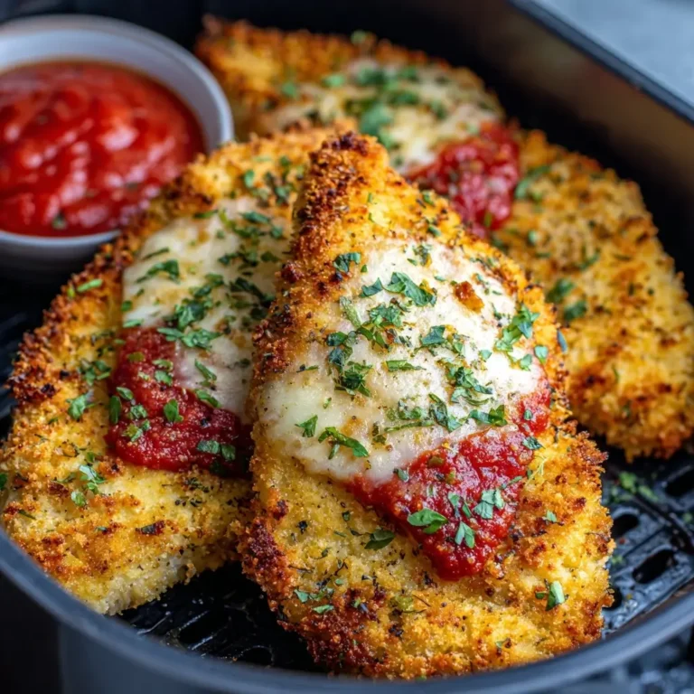 Crispy Air Fryer Chicken Parmesan