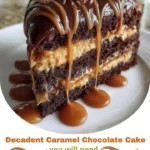 Decadent Caramel Chocolate Cake