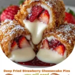 Deep Fried Strawberry Cheesecake Pies: A Crispy, Creamy, Irresistible Dessert You’ll Want Again and Again