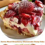 Donna Wood Strawberry Cheesecake Dump Cake