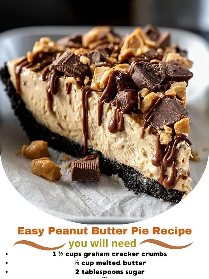 Easy Peanut Butter Pie Recipe