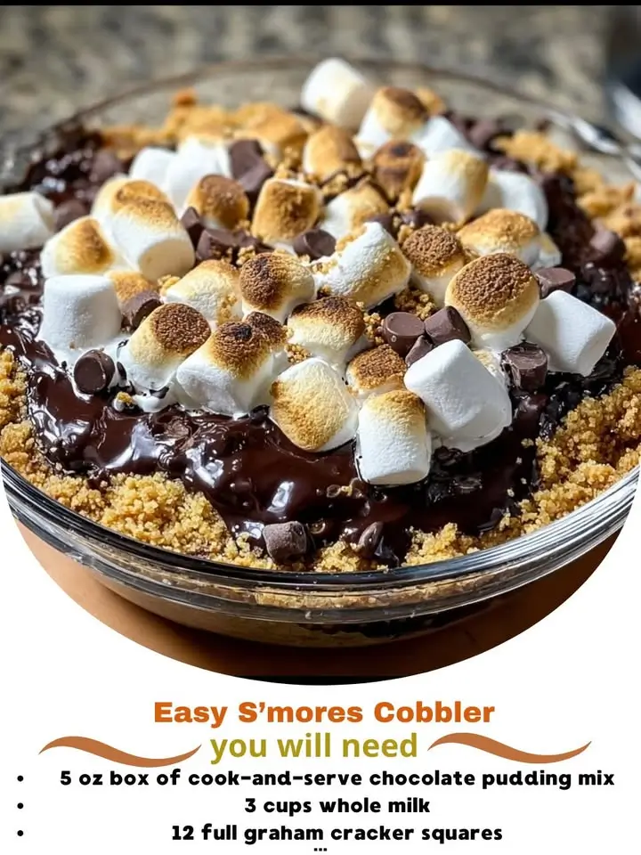 Easy S’mores Cobbler Recipe