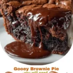 Gooey Brownie Pie: Pure Chocolate Bliss in Every Slice