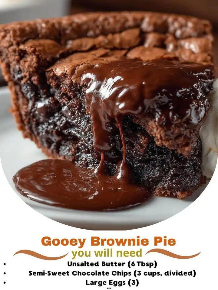 Gooey Brownie Pie: Pure Chocolate Bliss in Every Slice